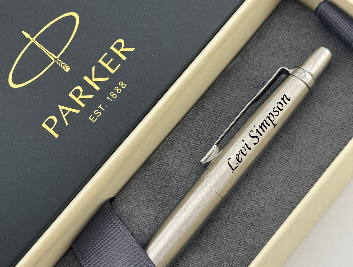 Custom Engraved Parker Pen & Mechanical Pencil Set – Coworker Gift, New Job or Promotion, Doctor Appreciation, PhD MBA Graduation