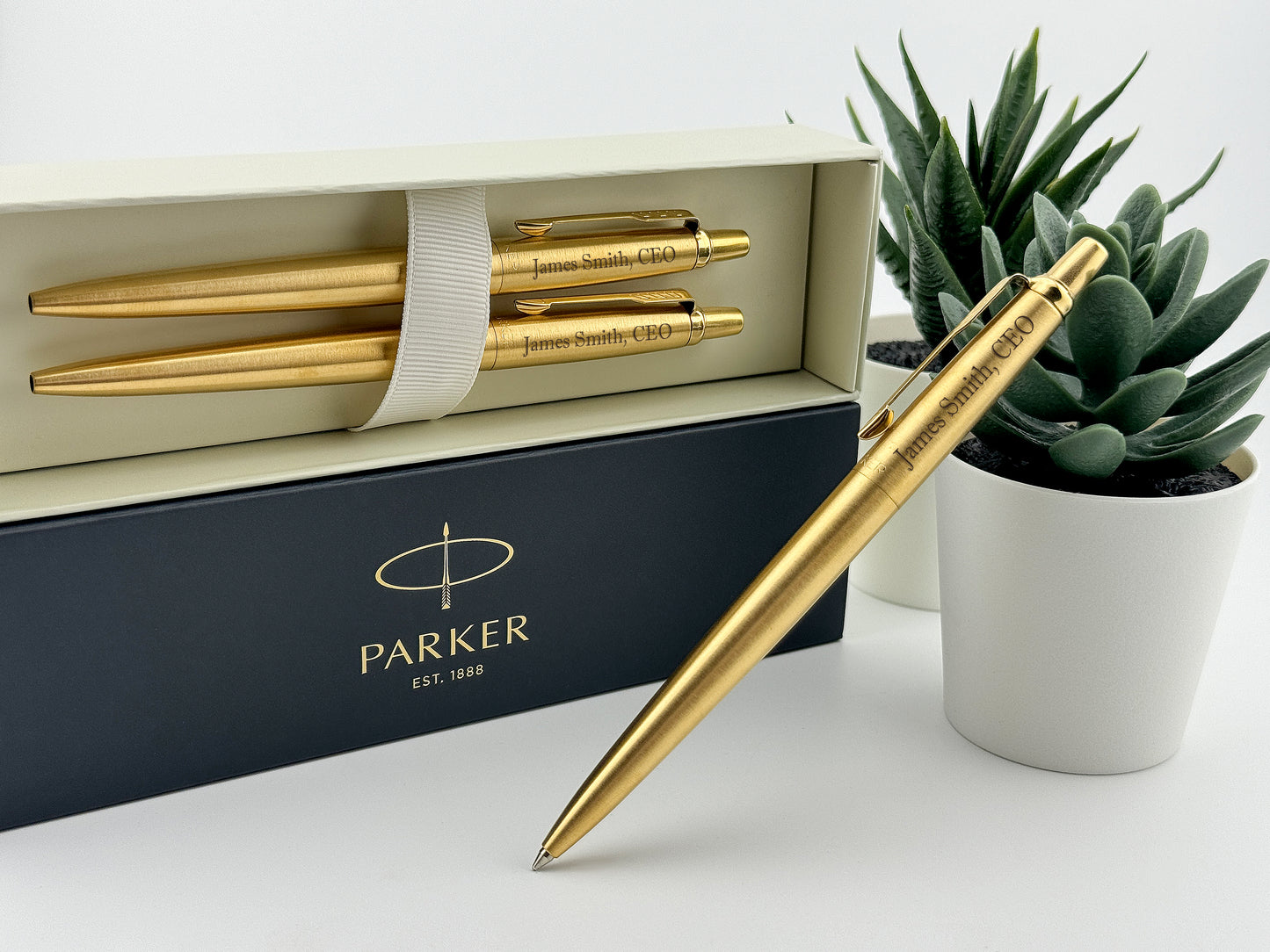 Premium Parker Pen sets with Name, Custom Engraved Parker Pen Set for Corporate Gifts, Personalized Parker pen sets for employee appreciation