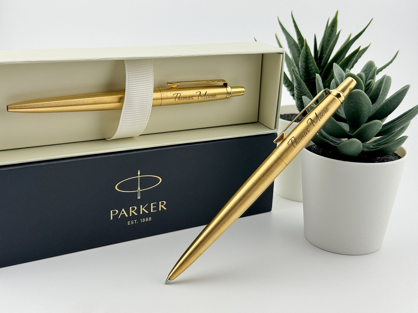 Engraved Parker Jotter Ballpoint Pens, Corporate Gifts for Professionals in Bulk, Executive Office Parker Pens with Custom Branding