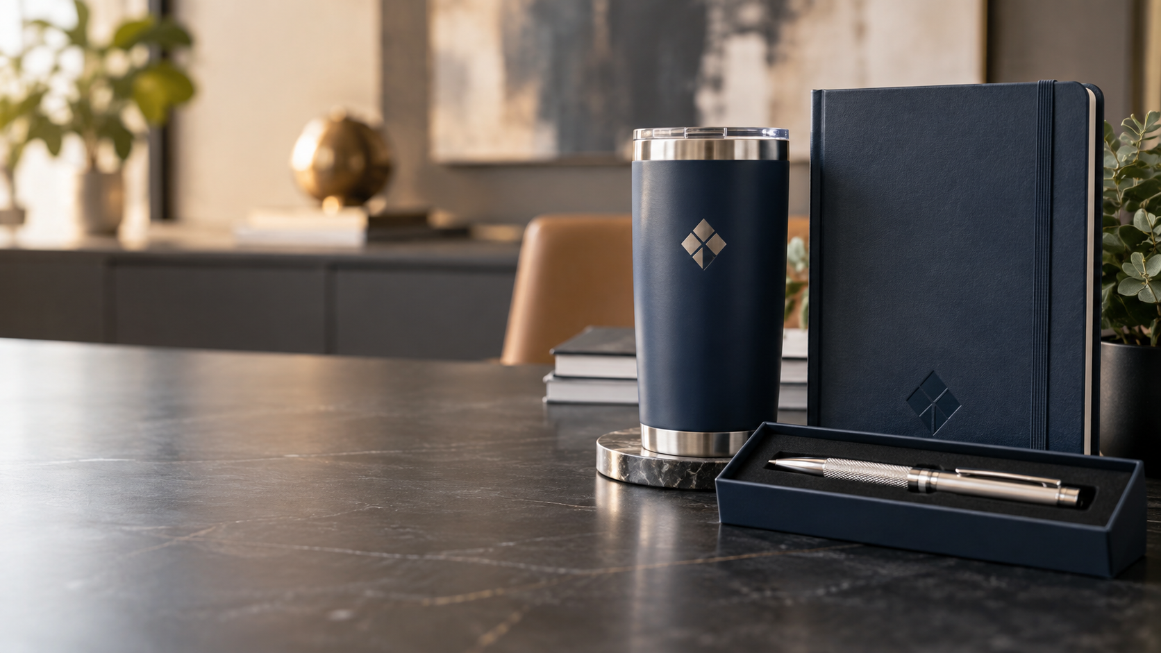 Illustrative corporate gift concept